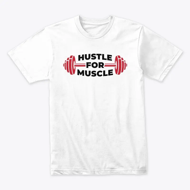 Hustle For Muscle Black Design