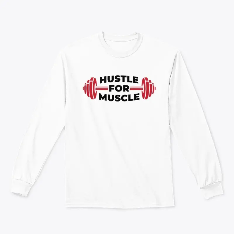 Hustle For Muscle Black Design